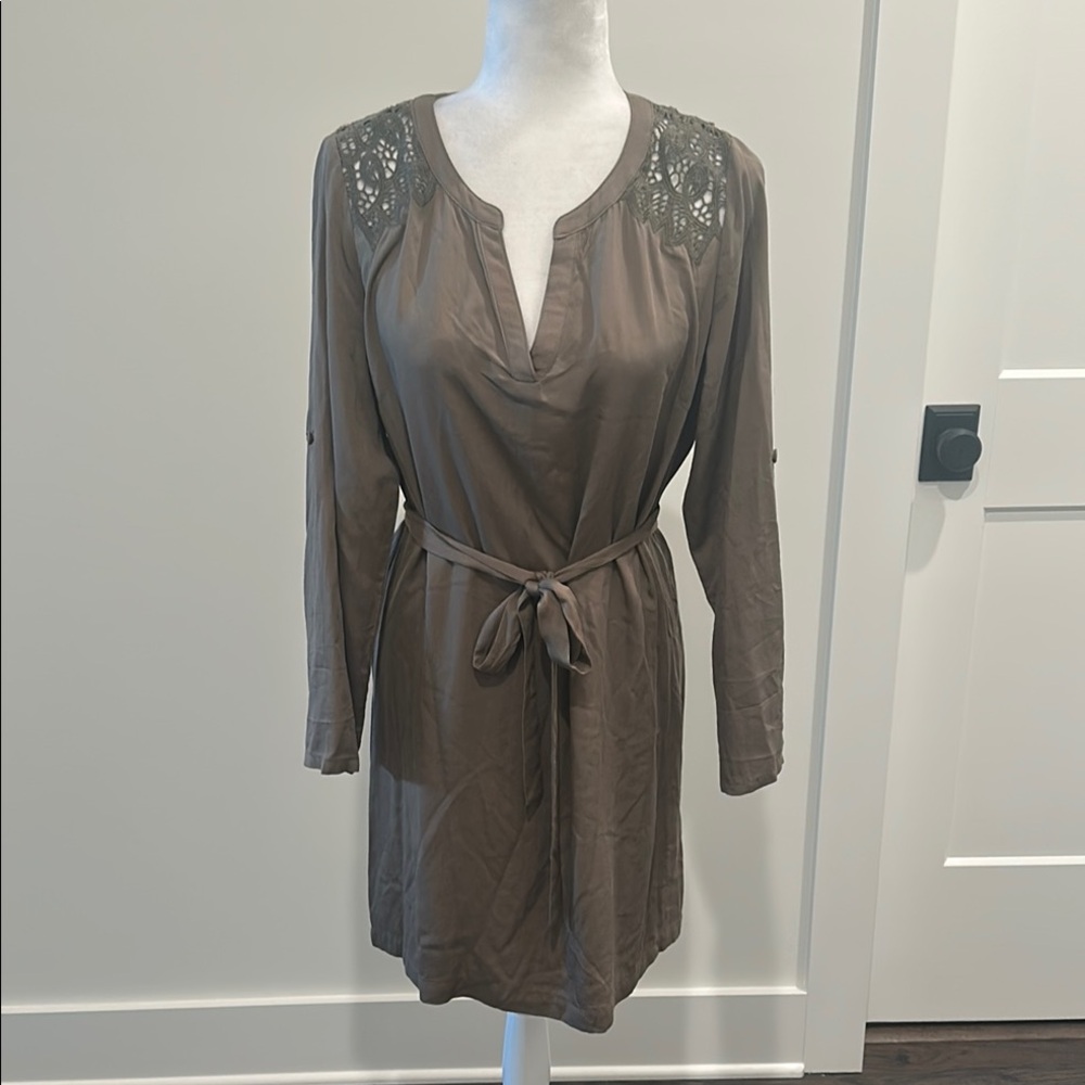 NWT Petite Skies are Blue Misti Shirt Dress Sz LP